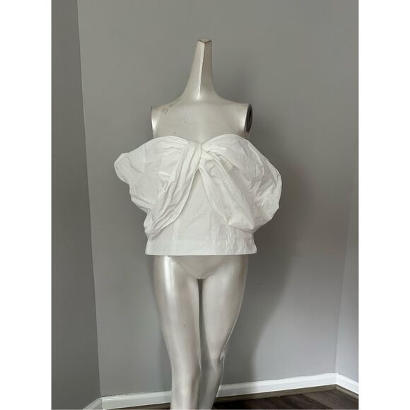 Rosie Assoulin White Blouse - Picture 3 of 9